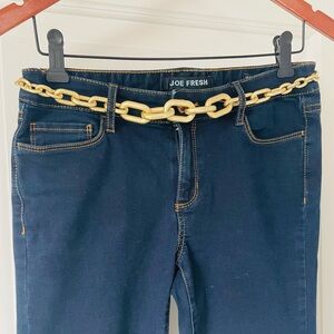 Joe Fresh Dark Navy Skinny Jeans, Size 27